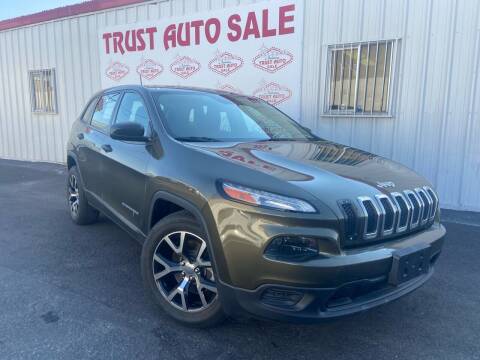 2016 Jeep Cherokee for sale at Trust Auto Sale in Las Vegas NV