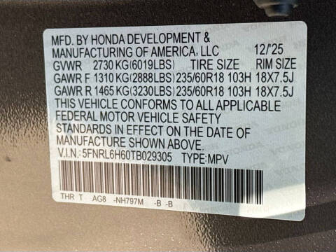 2026 Honda Odyssey EX-L