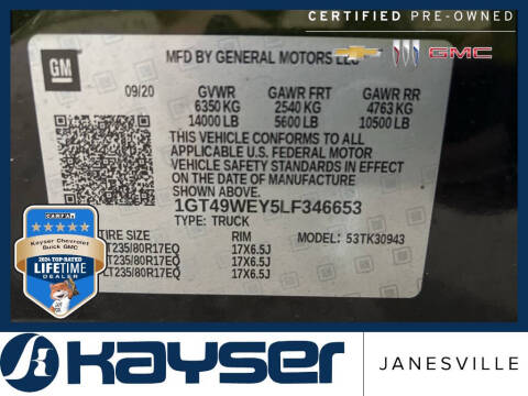 2020 GMC Sierra 3500HD