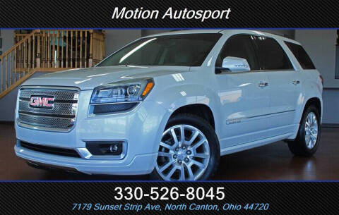 2016 GMC Acadia for sale at Motion Auto Sport in North Canton OH