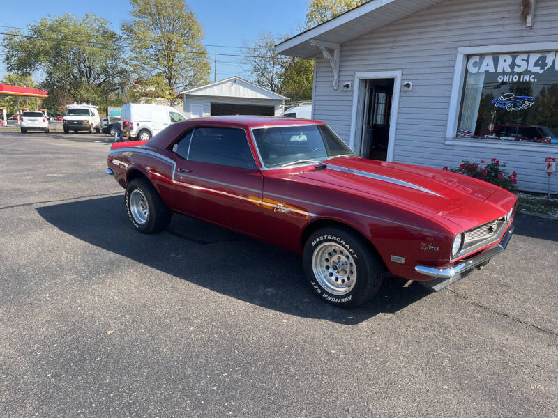 1968 Chevrolet Camaro for sale at Cars 4 U in Liberty Township OH