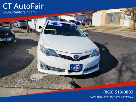 2012 Toyota Camry for sale at CT AutoFair in West Hartford CT