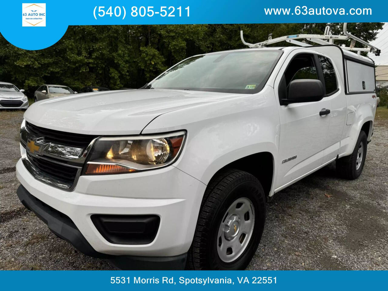 2016 Chevrolet Colorado for sale at 63 Auto Inc in Spotsylvania, VA