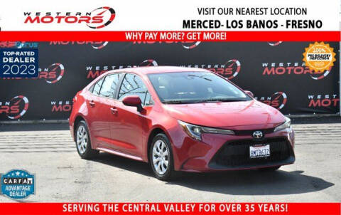 2020 Toyota Corolla for sale at Western Motors Los Banos in Los Banos CA