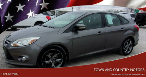 2014 Ford Focus for sale at Town and Country Motors in Warsaw MO