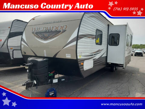 2018 Forest River Wildwood WDT30KQBSS for sale at Mancuso Country Auto in Batavia NY