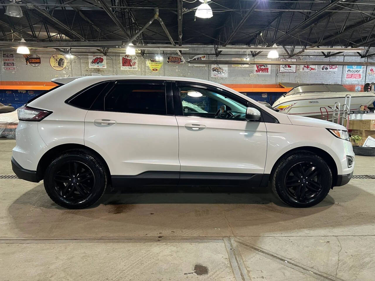 White 2017 Ford Edge SEL AWD SEL 4dr Crossover 2