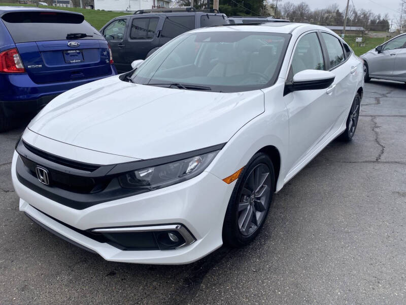 Used 2020 Honda Civic EX with VIN 19XFC1F38LE009341 for sale in Dillonvale, OH