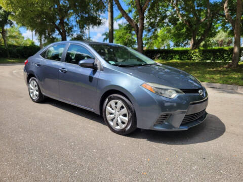 2016 Toyota Corolla for sale at DELRAY AUTO MALL in Delray Beach FL