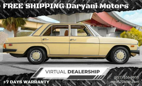 1975 Mercedes-Benz 300-Class for sale at FREE SHIPPING  Daryani Motors in Riverside CA