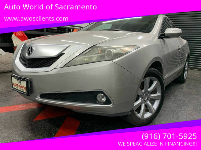 2010 Acura ZDX for sale at Auto World of Sacramento - Elder Creek location in Sacramento CA