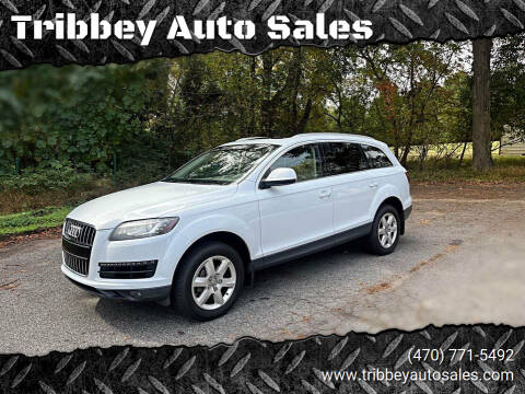 2013 Audi Q7 for sale at Tribbey Auto Sales in Stockbridge GA