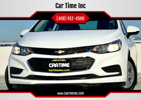 2018 Chevrolet Cruze for sale at Car Time Inc in San Jose CA