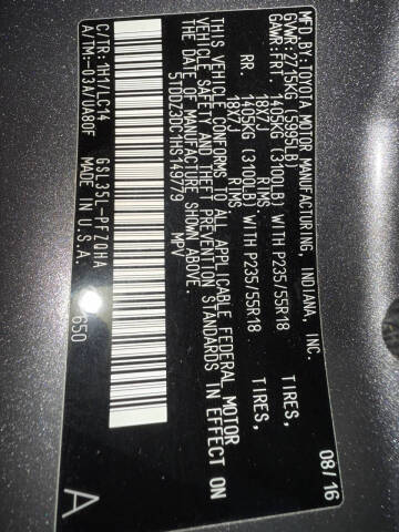 2017 Toyota Sienna XLE Premium 7-Passenger