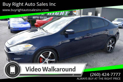 2013 Dodge Dart for sale at Buy Right Auto Sales Inc in Fort Wayne IN