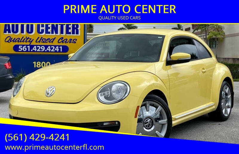 2012 Volkswagen Beetle for sale at PRIME AUTO CENTER in Palm Springs FL