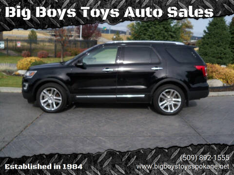 2016 Ford Explorer for sale at Big Boys Toys Auto Sales in Spokane Valley WA