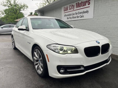 2016 BMW 5 Series for sale at Oak City Motors in Garner NC