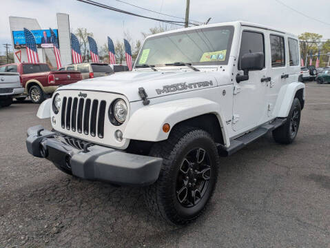 2017 Jeep Wrangler Unlimited for sale at P J McCafferty Inc in Langhorne PA