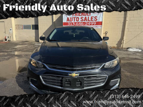 2016 Chevrolet Malibu for sale at Friendly Auto Sales in Detroit MI