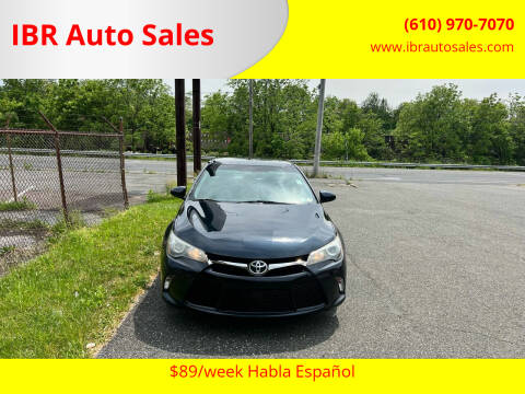 2015 Toyota Camry for sale at IBR Auto Sales in Pottstown PA