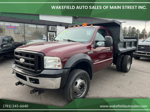2005 Ford F-450 Super Duty for sale at Wakefield Auto Sales of Main Street Inc. in Wakefield MA