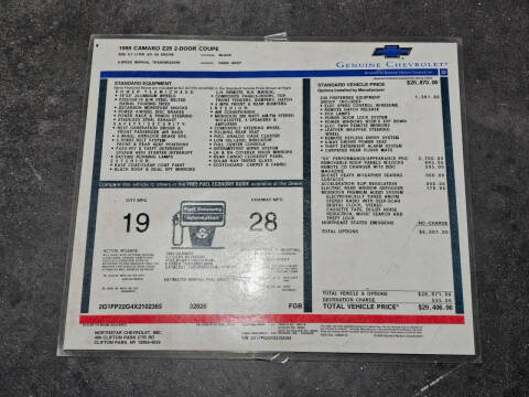 1999 Chevrolet Camaro Z28