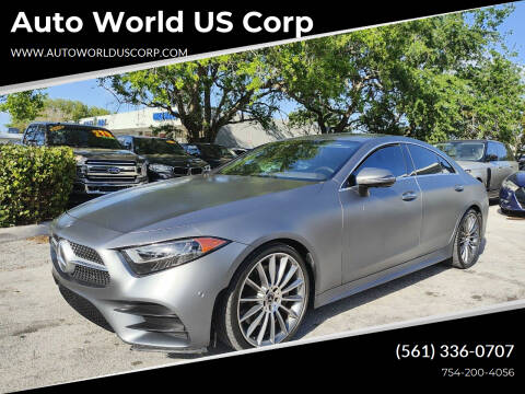 2019 Mercedes-Benz CLS for sale at Auto World US Corp in Plantation FL