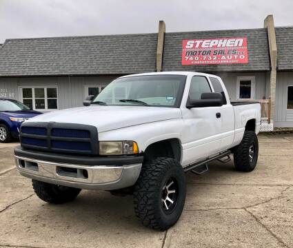 2001 Dodge Ram Pickup 1500 for sale at Stephen Motor Sales LLC in Caldwell OH