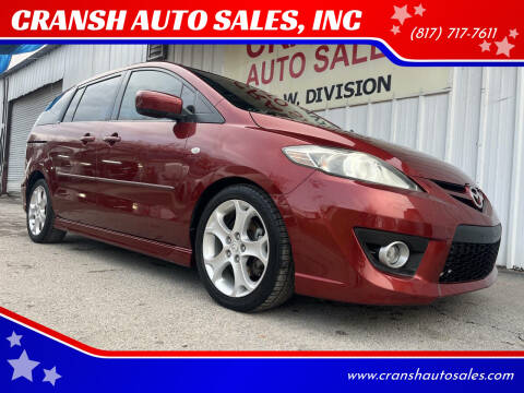 2009 Mazda MAZDA5 for sale at CRANSH AUTO SALES, INC in Arlington TX