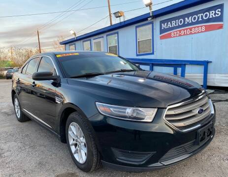 2015 Ford Taurus for sale at Mario Motors in South Houston TX