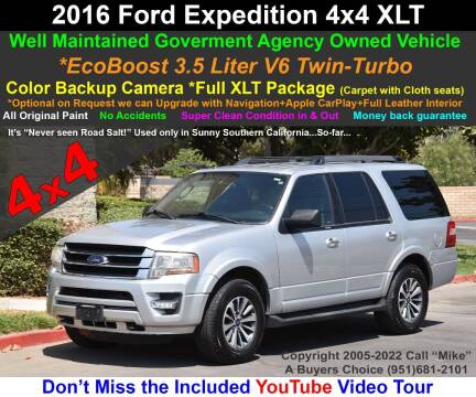 2016 Ford Expedition for sale at A Buyers Choice in Jurupa Valley CA