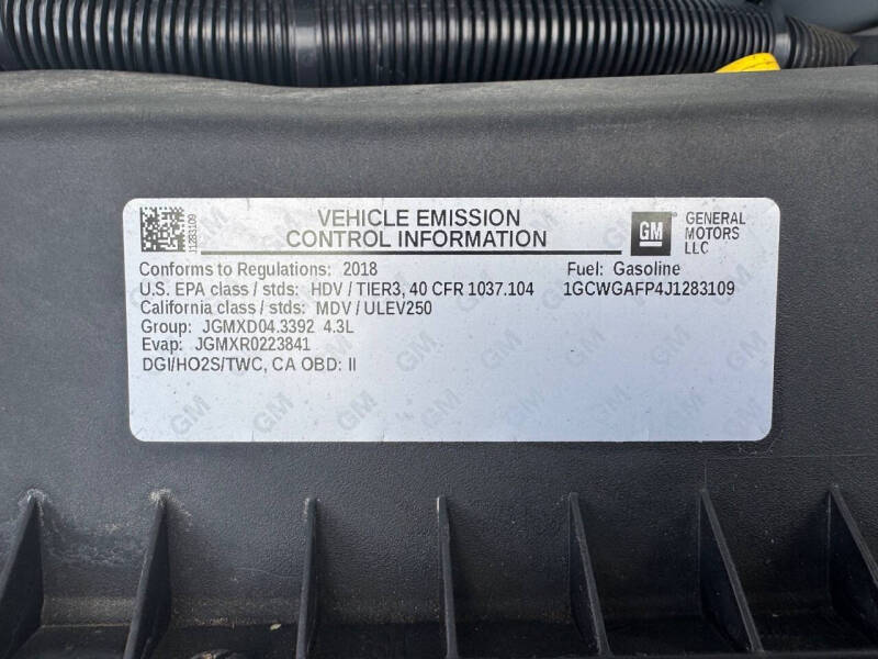 2018 Chevrolet Express 2500