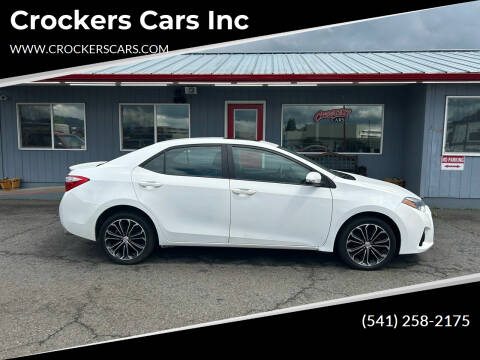 2015 Toyota Corolla for sale at Crockers Cars Inc in Lebanon OR