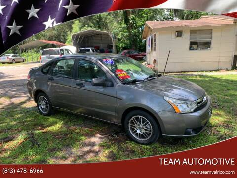 2011 Ford Focus for sale at TEAM AUTOMOTIVE in Valrico FL