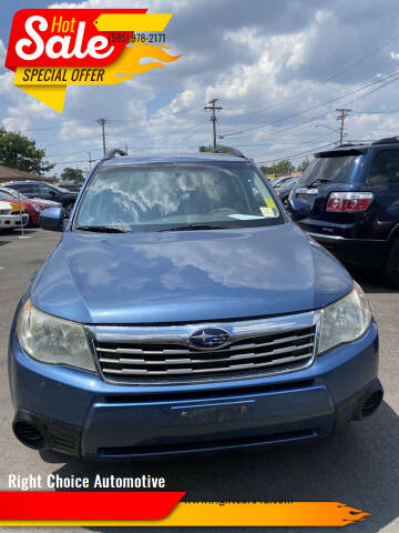 2009 Subaru Forester for sale at Right Choice Automotive in Rochester NY