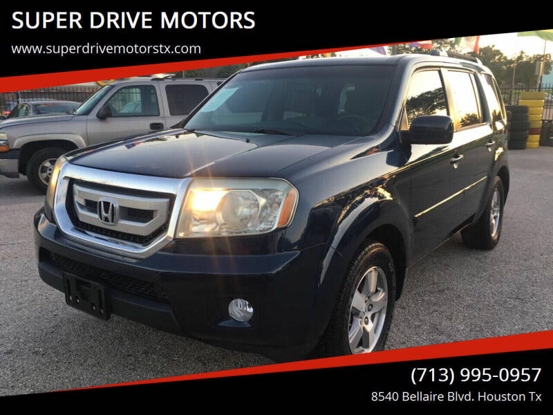 2009 Honda Pilot for sale at SUPER DRIVE MOTORS in Houston TX