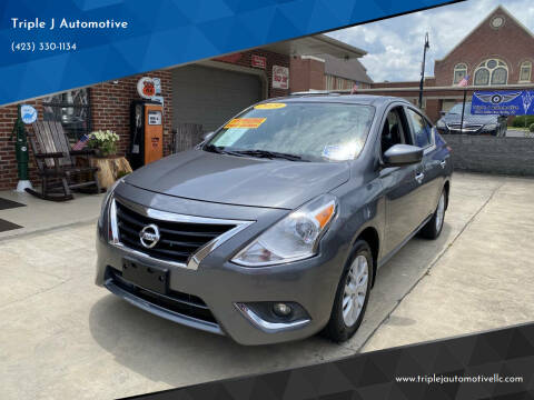 2019 Nissan Versa for sale at Triple J Automotive in Erwin TN
