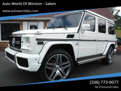 2010 Mercedes-Benz G-Class for sale at Auto World Of Winston - Salem in Winston Salem NC