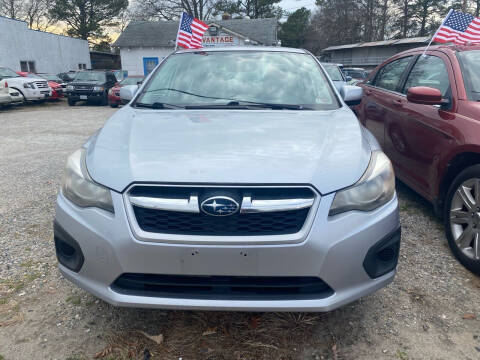 2012 Subaru Impreza for sale at Advantage Motors Inc in Newport News VA