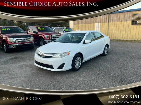 2013 Toyota Camry for sale at Sensible Choice Auto Sales, Inc. in Longwood FL