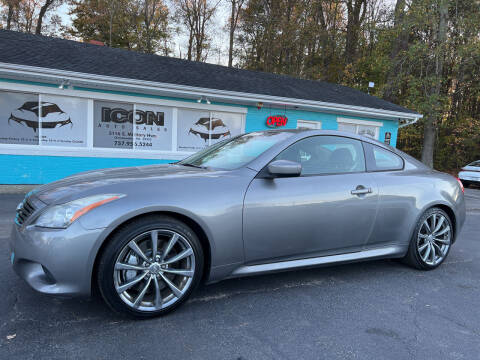 2008 Infiniti G37 for sale at ICON AUTO SALES in Chesapeake VA