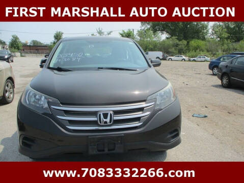 2013 Honda CR-V for sale at First Marshall Auto Auction in Harvey IL