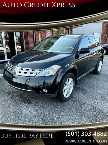 2005 Nissan Murano for sale at Auto Credit Xpress in Benton AR