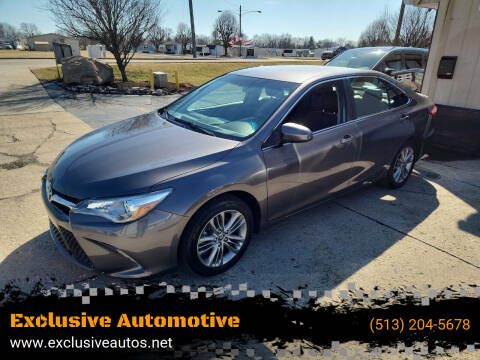 2015 Toyota Camry for sale at Exclusive Automotive in West Chester OH