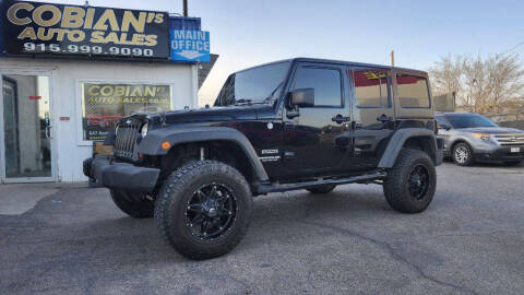 2013 Jeep Wrangler Unlimited for sale at COBIANS AUTO SALES in Socorro TX