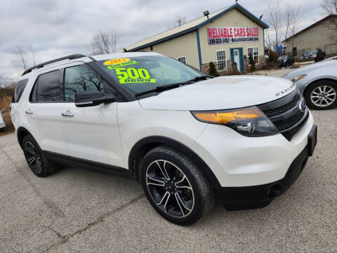 2013 Ford Explorer for sale at Reliable Cars Sales Inc. in Michigan City IN