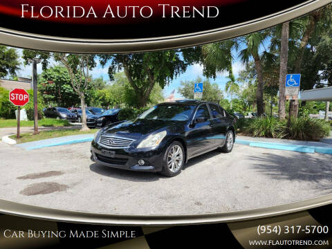 2013 Infiniti G37 Sedan for sale at Florida Auto Trend in Plantation FL