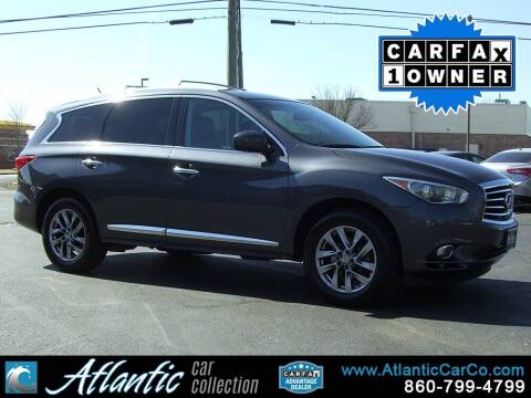 2013 Infiniti JX35 for sale at Atlantic Car Collection in Windsor Locks CT