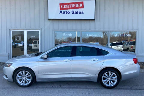 2016 Chevrolet Impala for sale at Certified Auto Sales in Des Moines IA